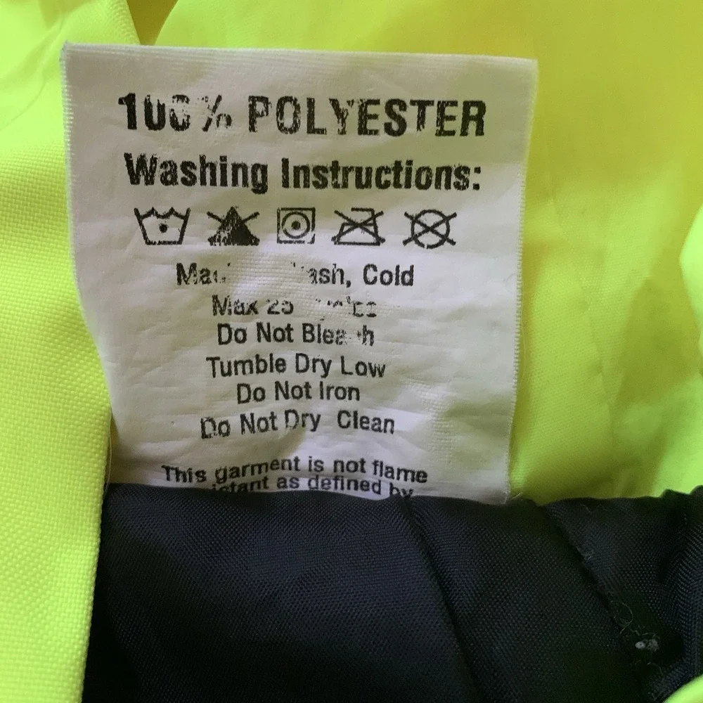 Kids  Hoodie Hi-Visibility Zip-Up Safety Jacket Size 2Y-3Y Boys Or Girls